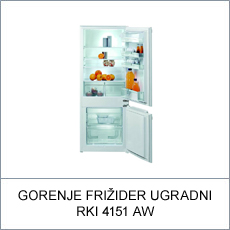 GORENJE frižider ugradni RKI 4151 AW